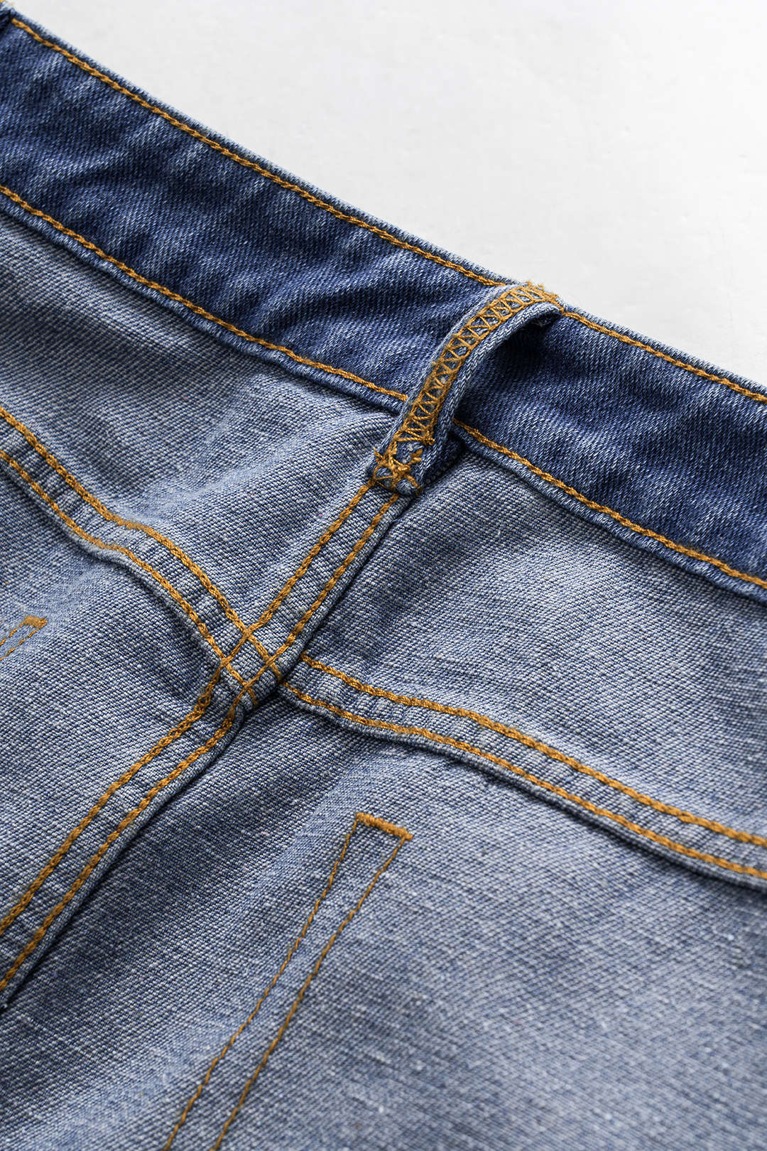 Plus Size Denim Skirt with Pockets