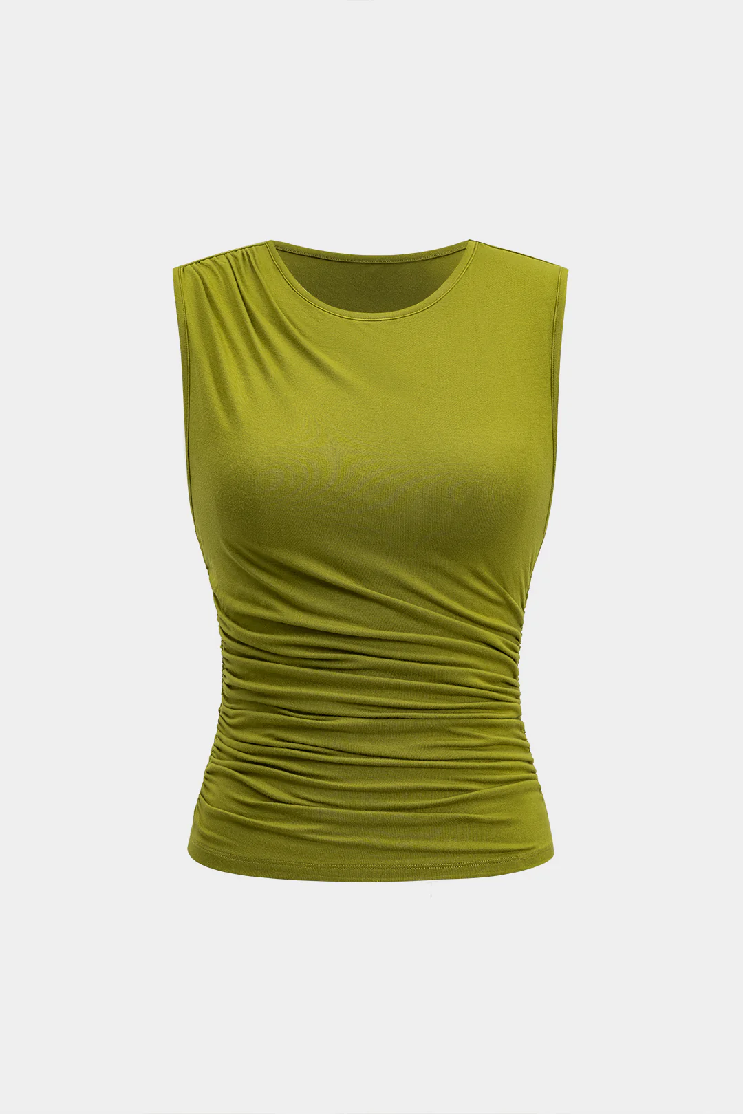 Tank Top and Ruched Knot Skirt Set