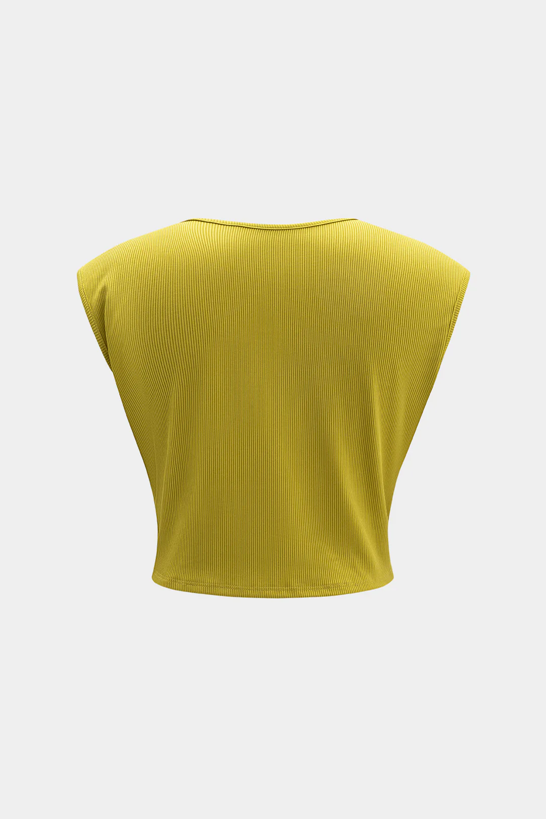 Knot Ruched Sleeveless Tank Top