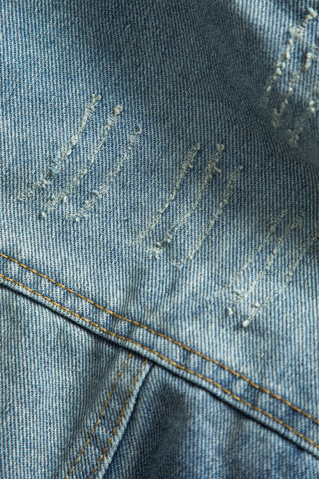 Plus Size Denim Button Pocket Jacket