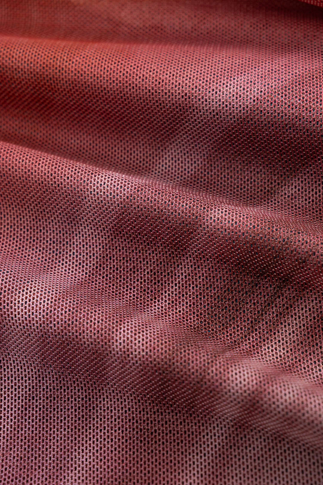 Ombre Print Mesh Off Shoulder Long-Sleeve Top