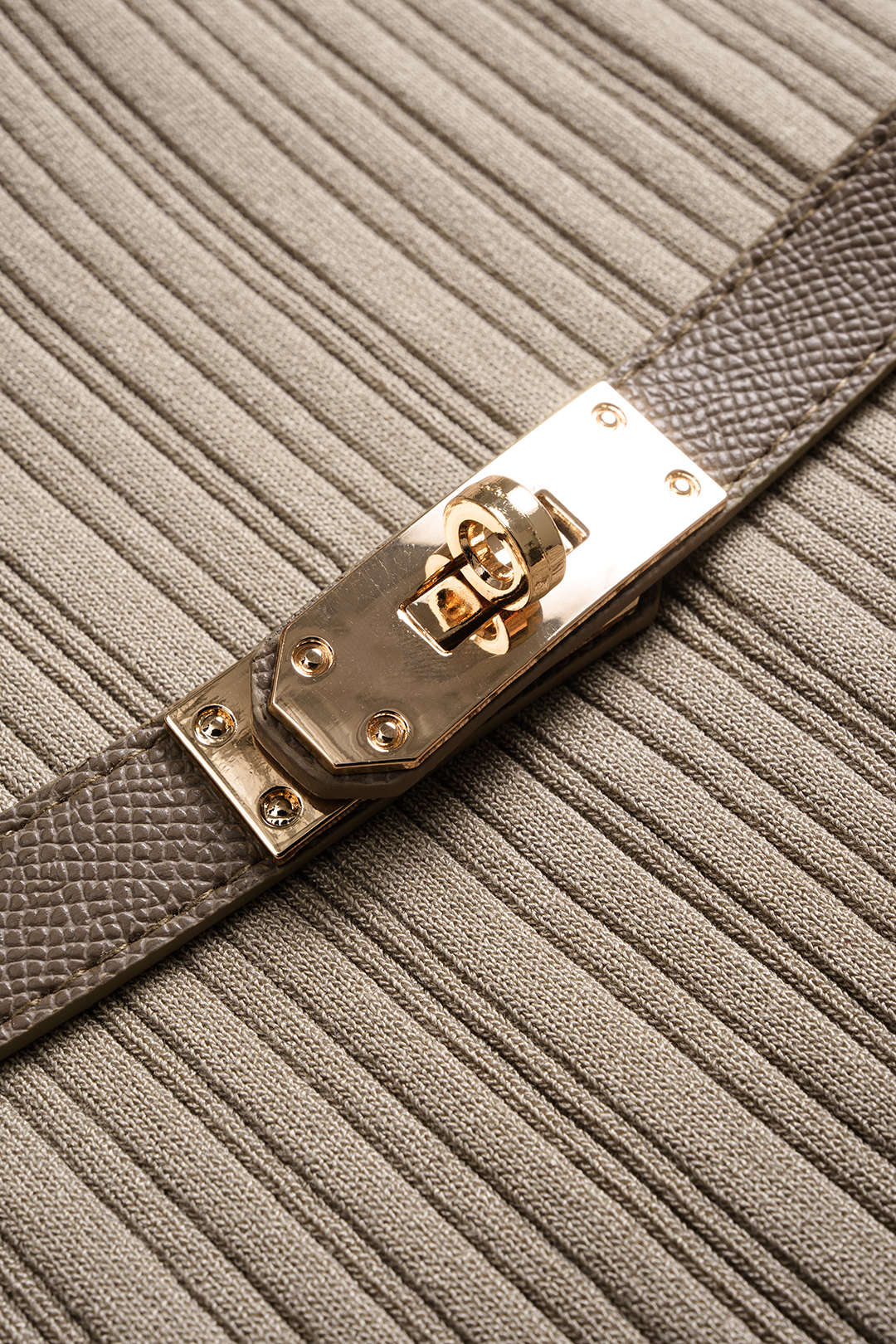 Knit Belted Sleeveless Slit Tank Dress