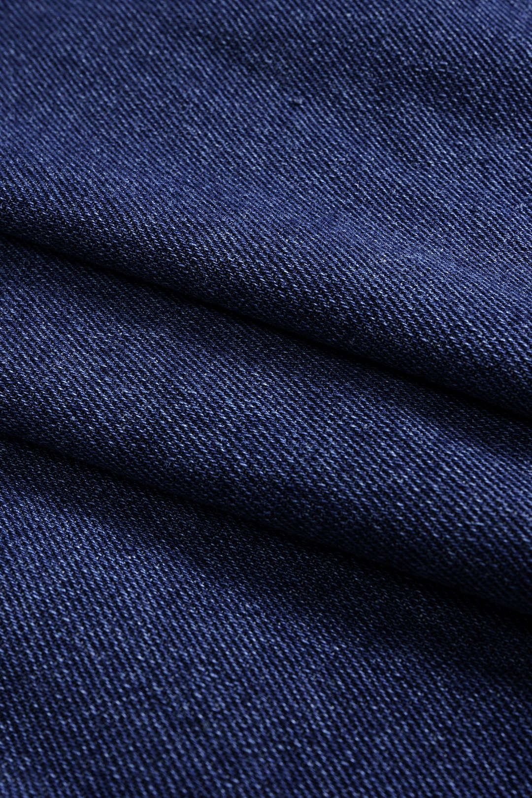 Denim Long - Sleeve Zipper Top