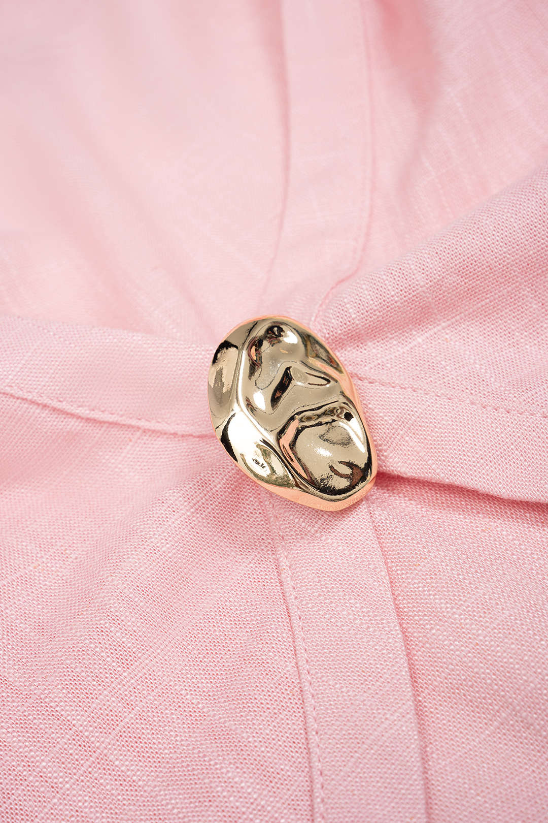 Metallic Linen Tank Top