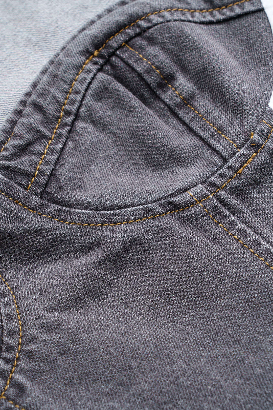 Denim Bustier Patchwork Top