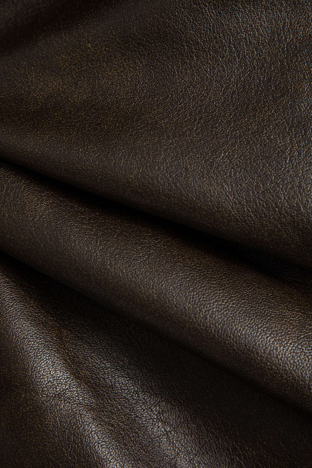 Faux Leather Tie-Front Button Crossed Jacket