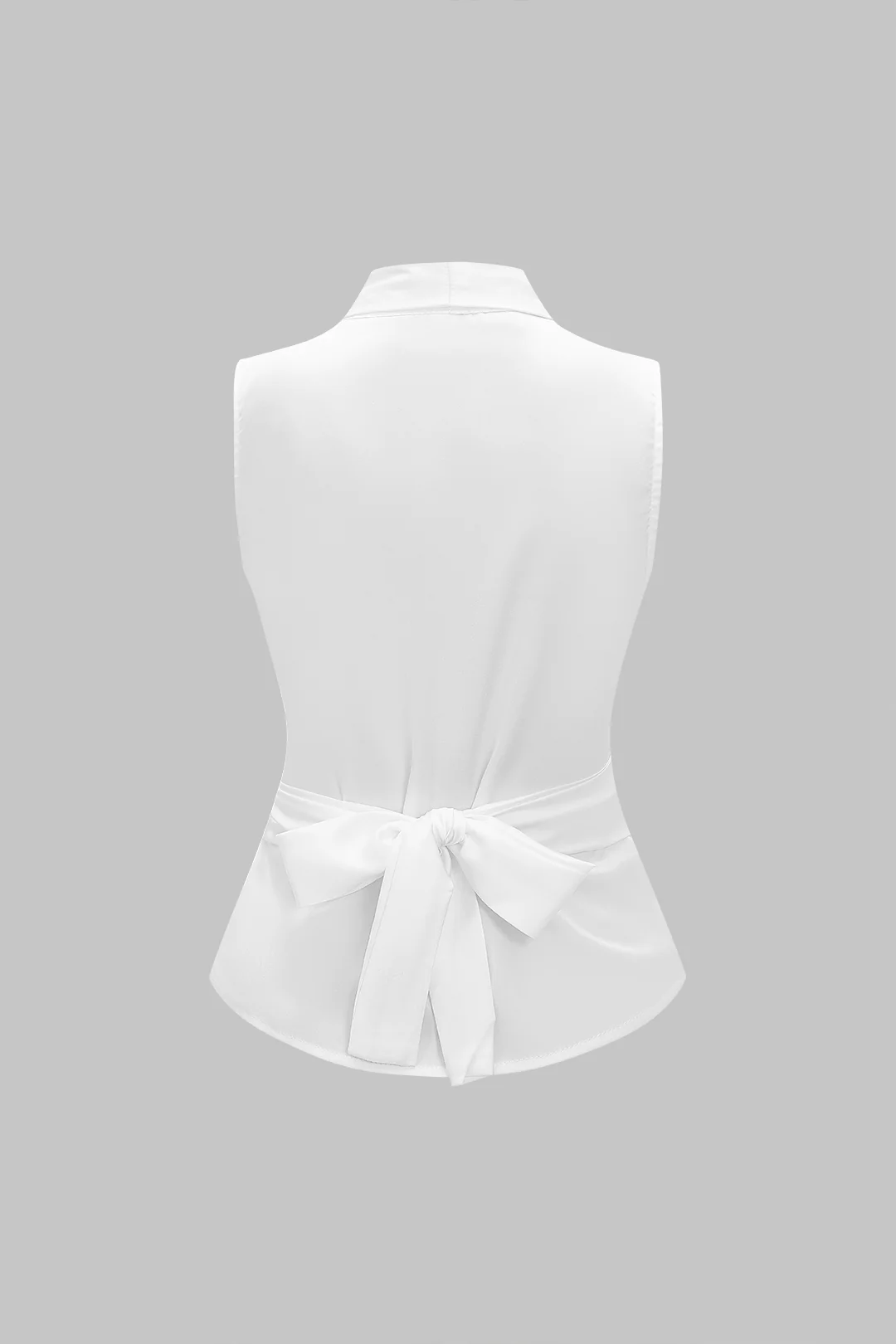 Satin Crossed Ruched Strappy Tank Top