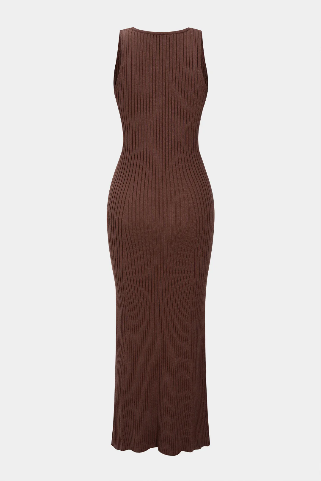 Knit Ribbed Sleeveless Dress