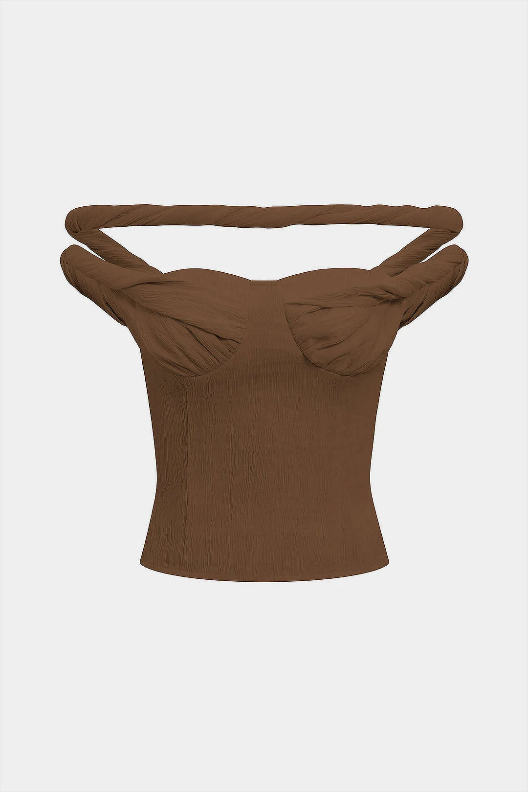 Twist Knot Zipper Tank Top