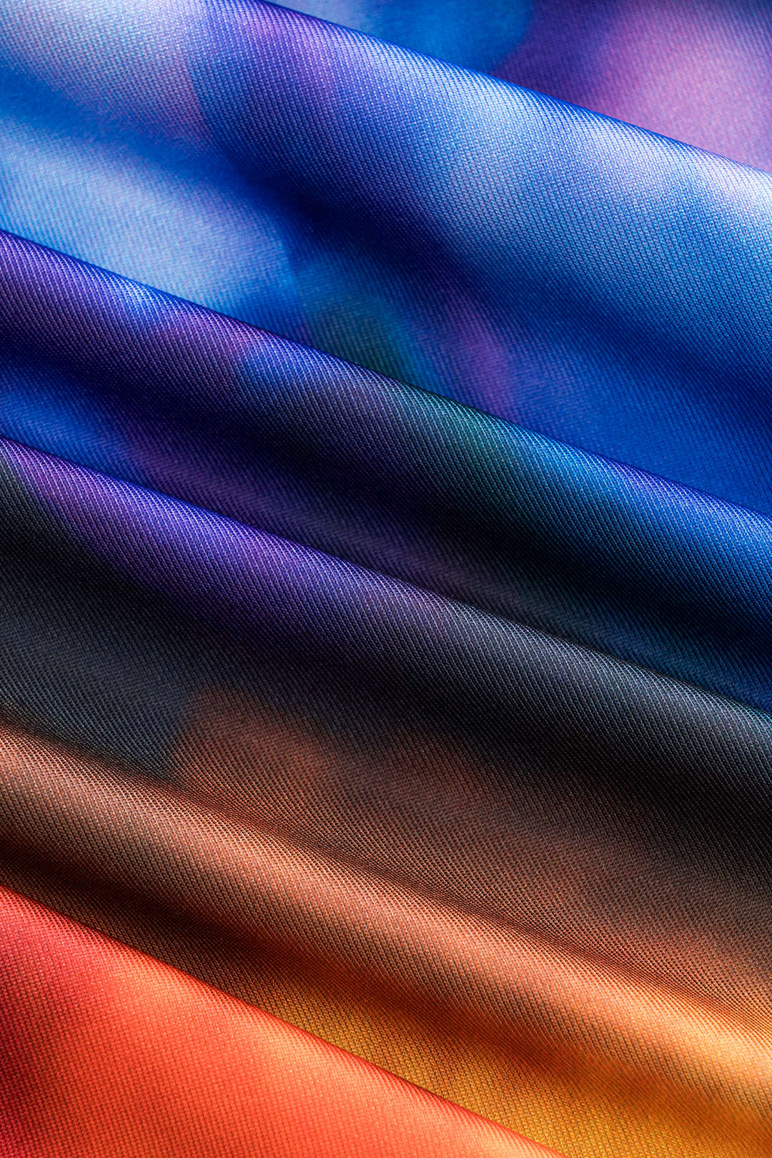 Plus Size Tie-Dye Printed Ruched Knot Skirt