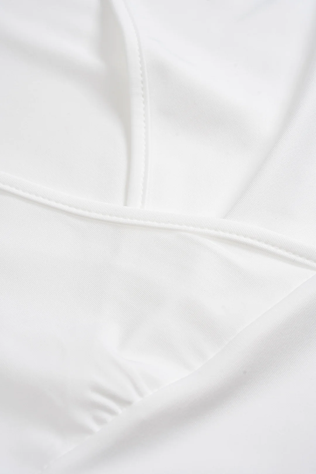 Solid V-Neck Short-Sleeve T-Shirt