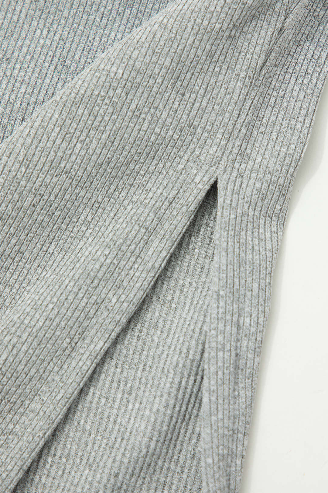 Simple Solid Knit Strapless Top and Shorts Set