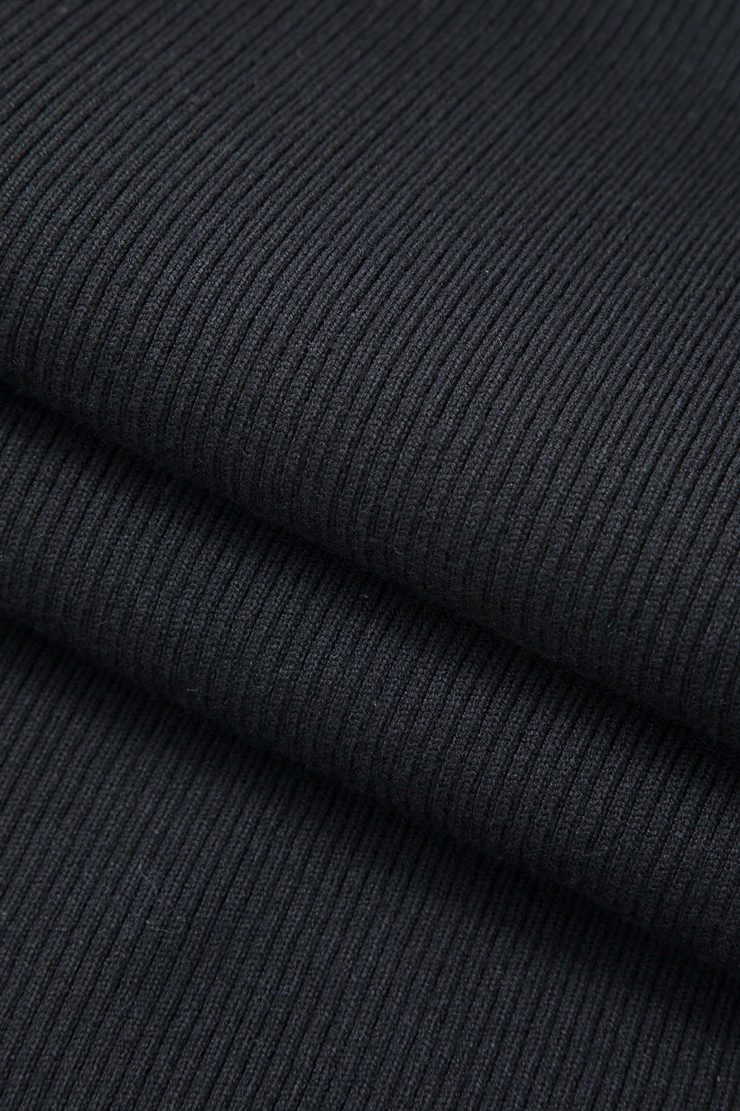 Color Block Round Neck Long Sleeve Knit Slit Maxi Dress