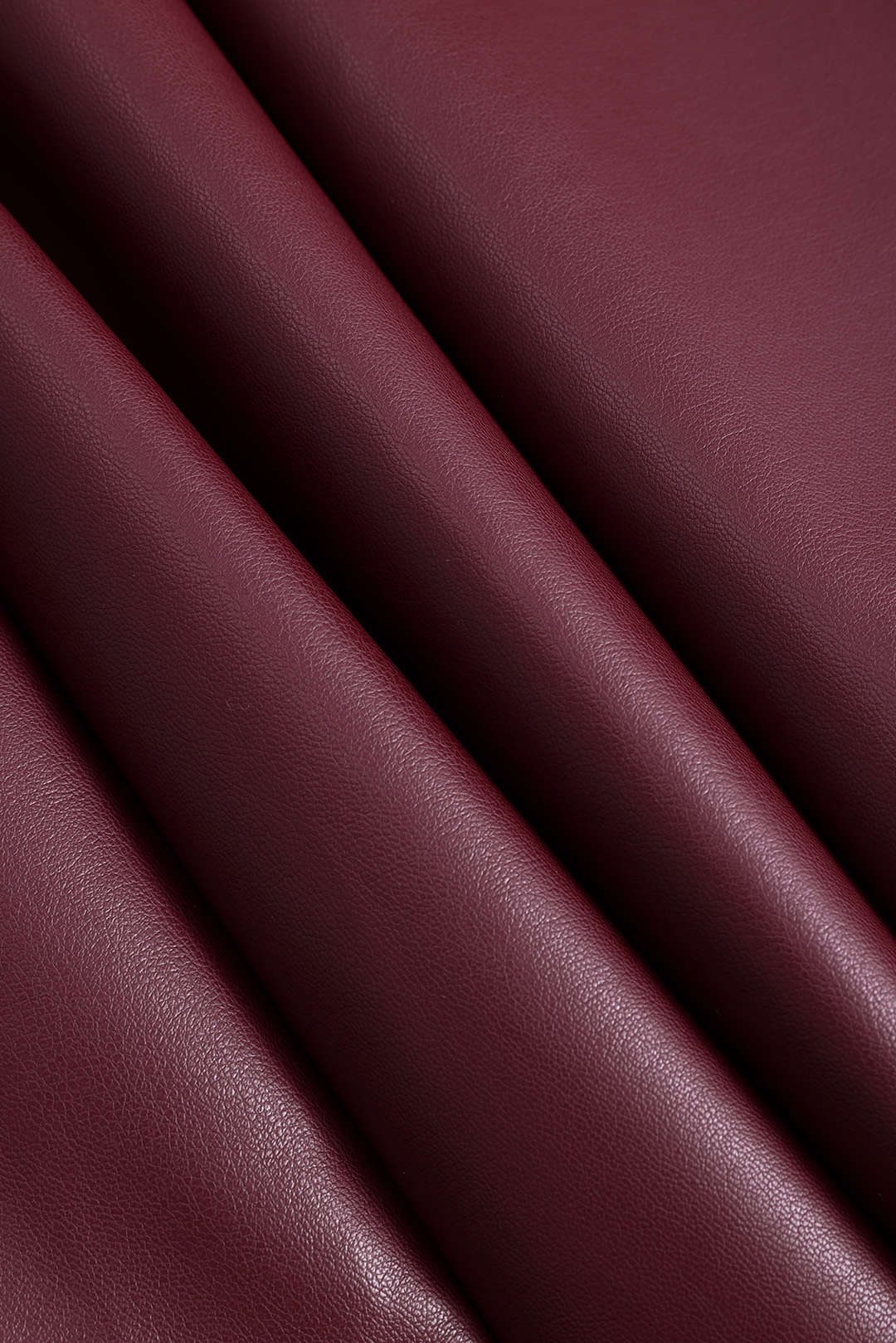 Simple Faux Leather Slit Skirt