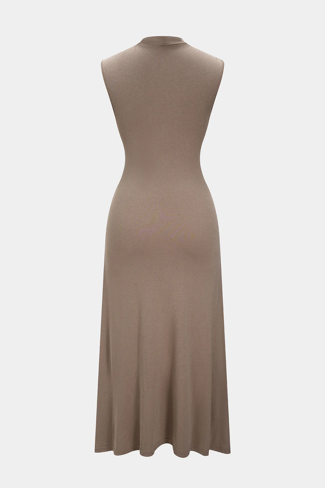 V-Neck Twist Knot Sleeveless Maxi Dress