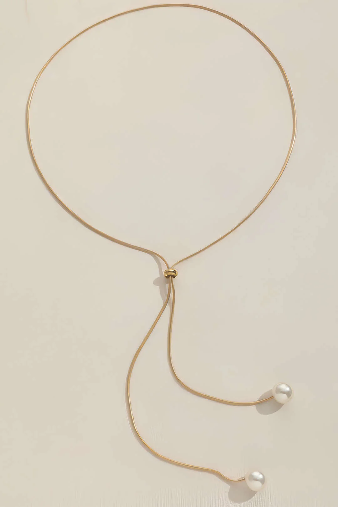 Adjustable Pearl Necklace