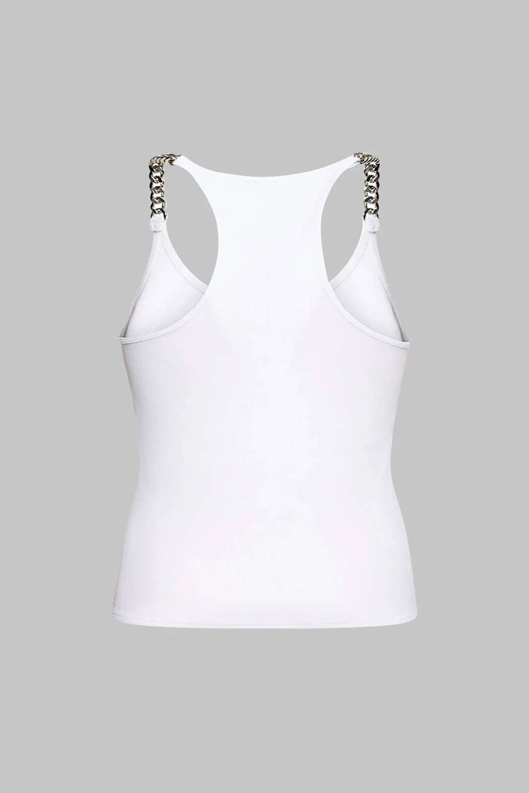 Plus Size Chain-Designed Tank Top