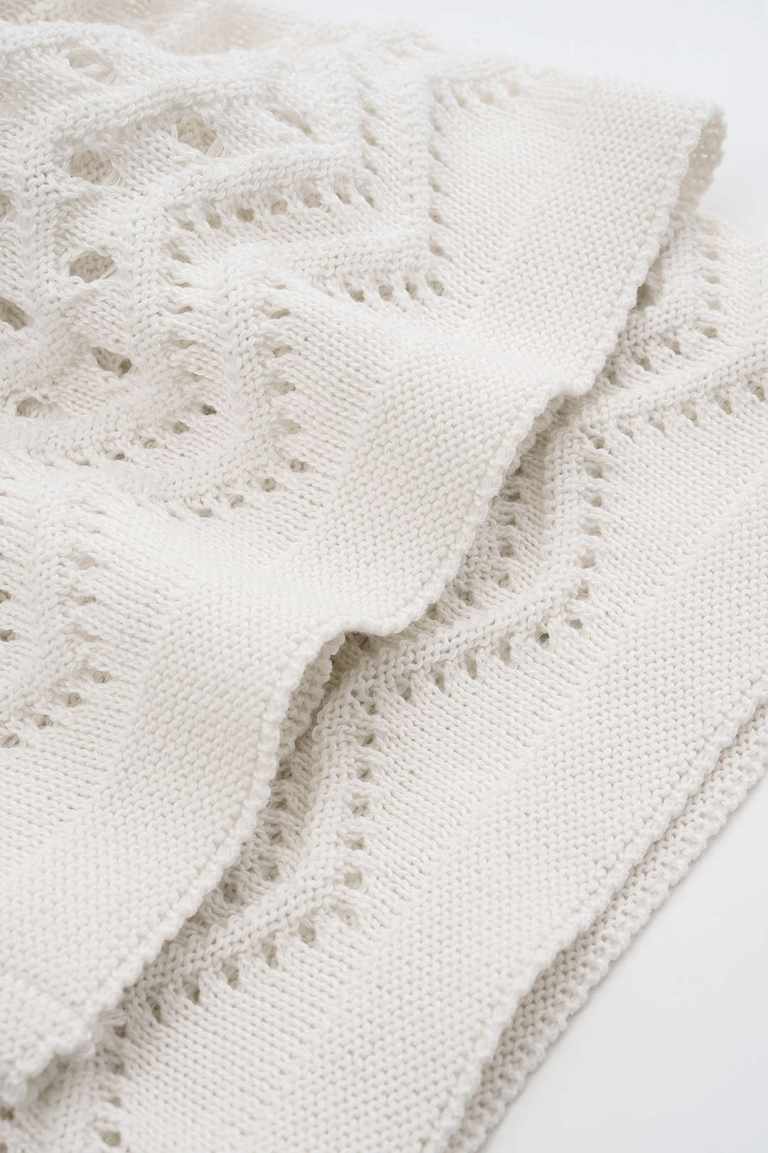 Knit Hollow-Out Top and Trousers Set