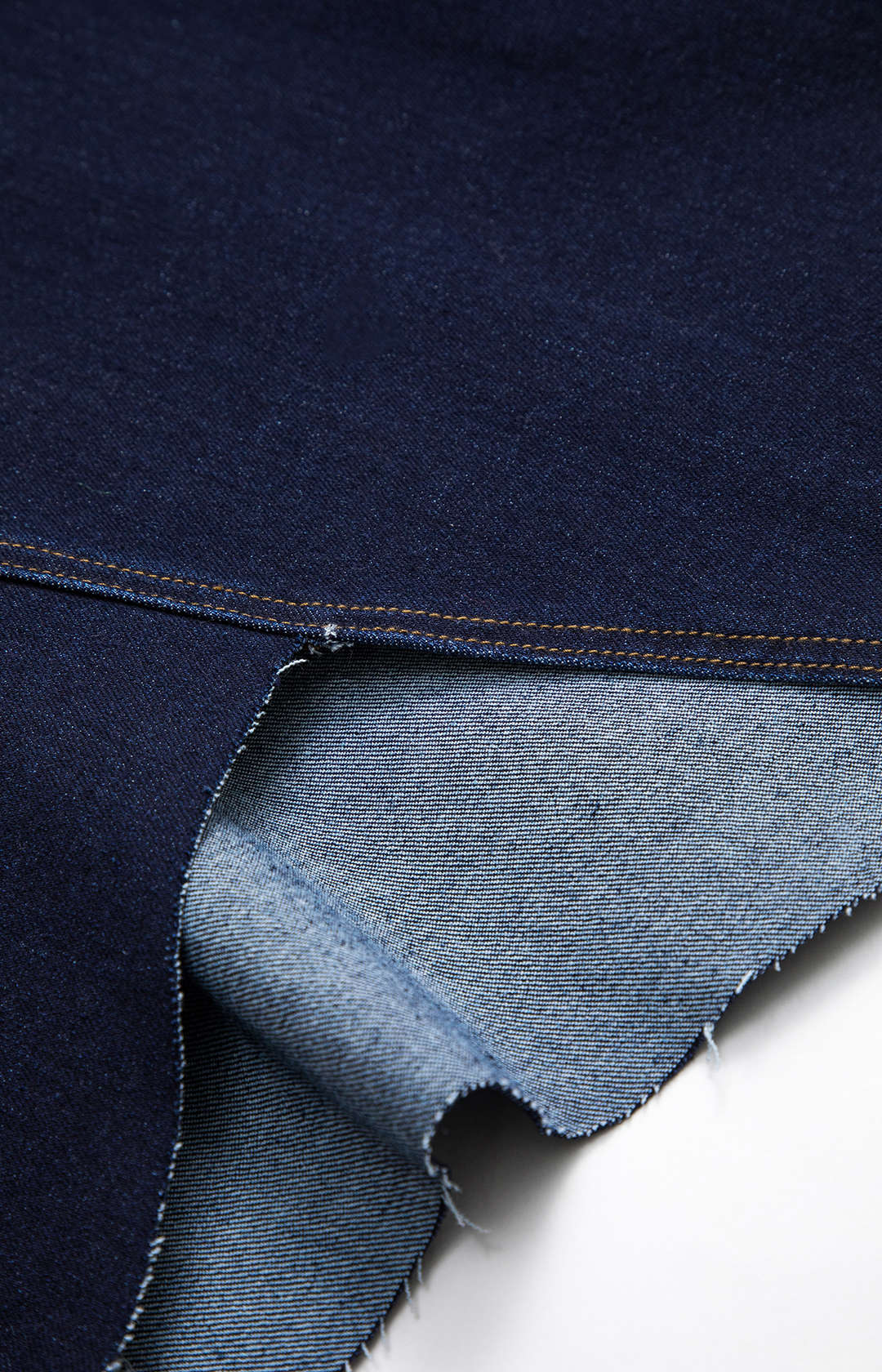 Asymmetrical Button Denim Skirt