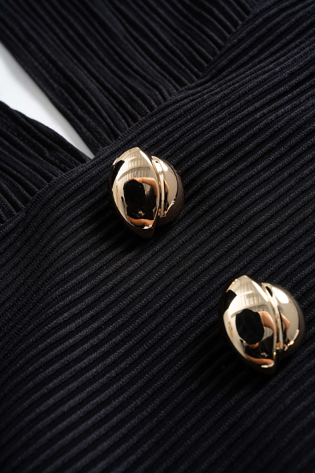 Halter Neck Contrast Metallic Decor Backless Ruched Maxi Dress