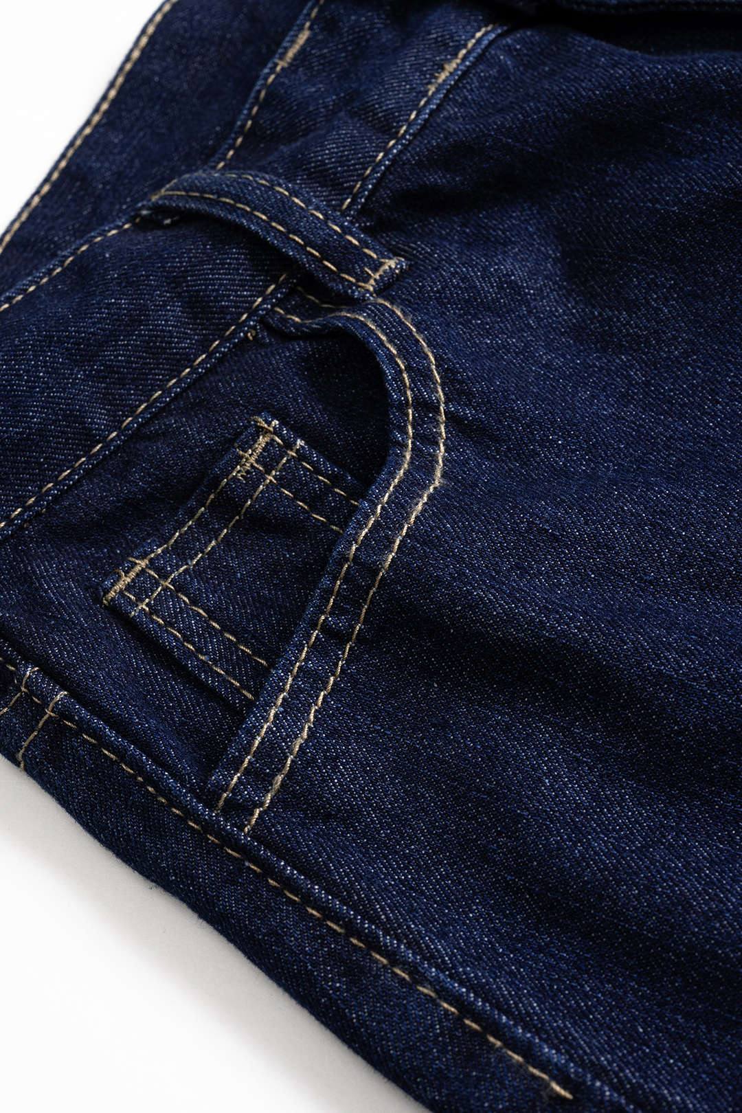 Denim Cuffed Mini Skirt