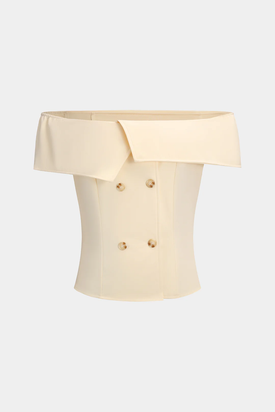 Off-Shoulder Top And Pleated Skirt Set