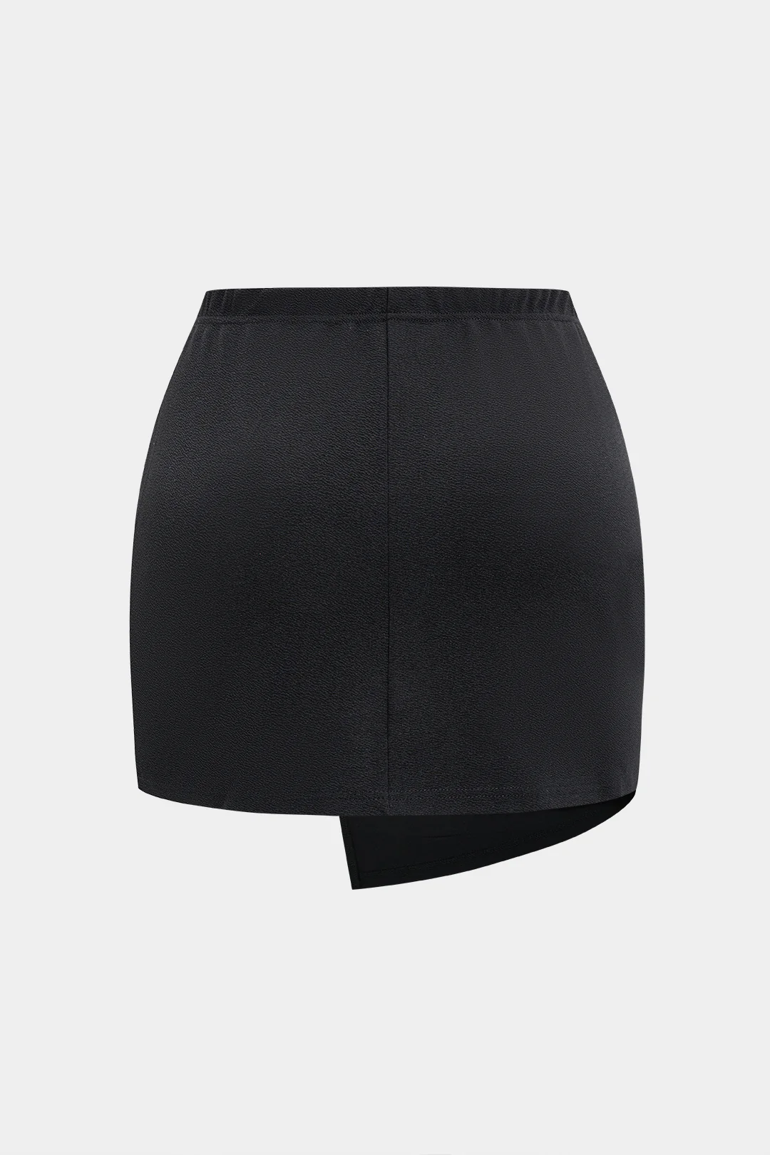 Plus Size Button High Waist  Skirt