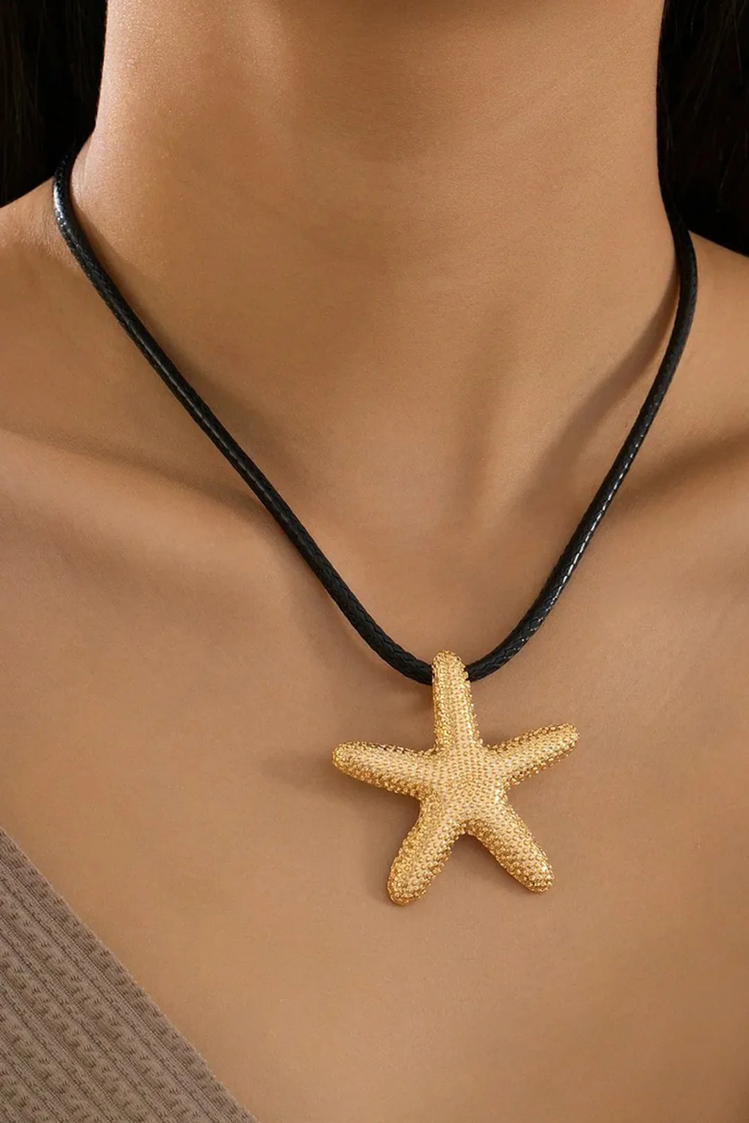 Shell Starfish Jewelry Necklace