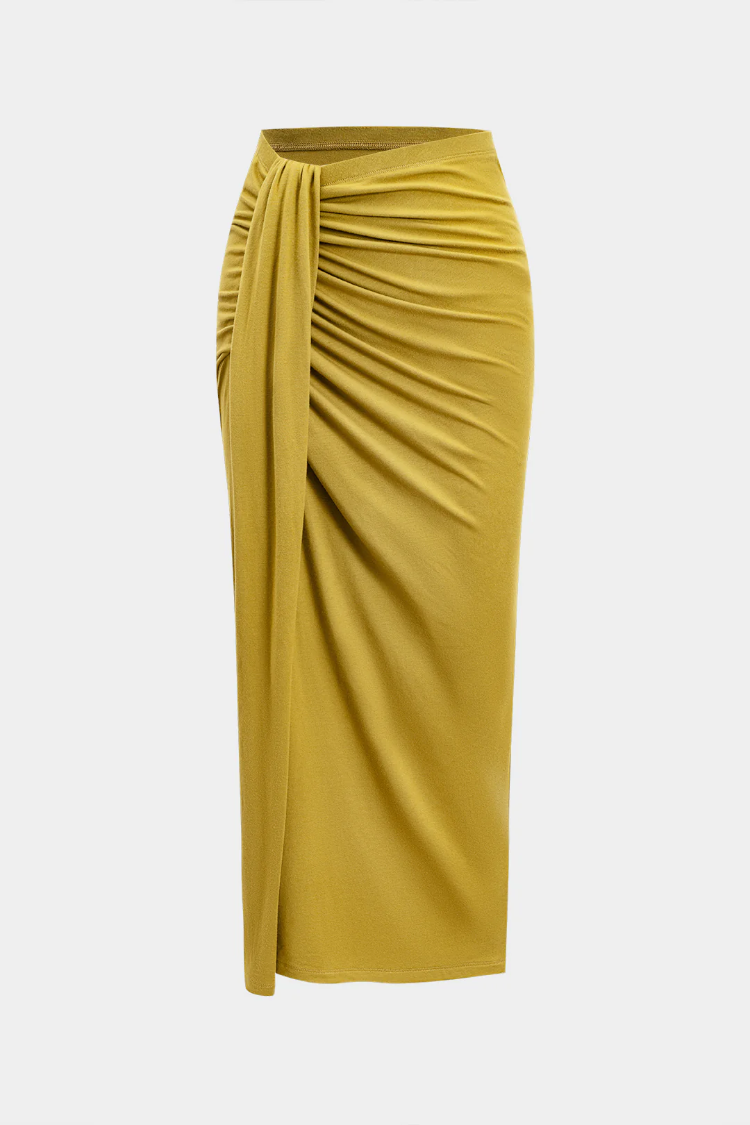 Tank Top and Ruched Knot Skirt Set