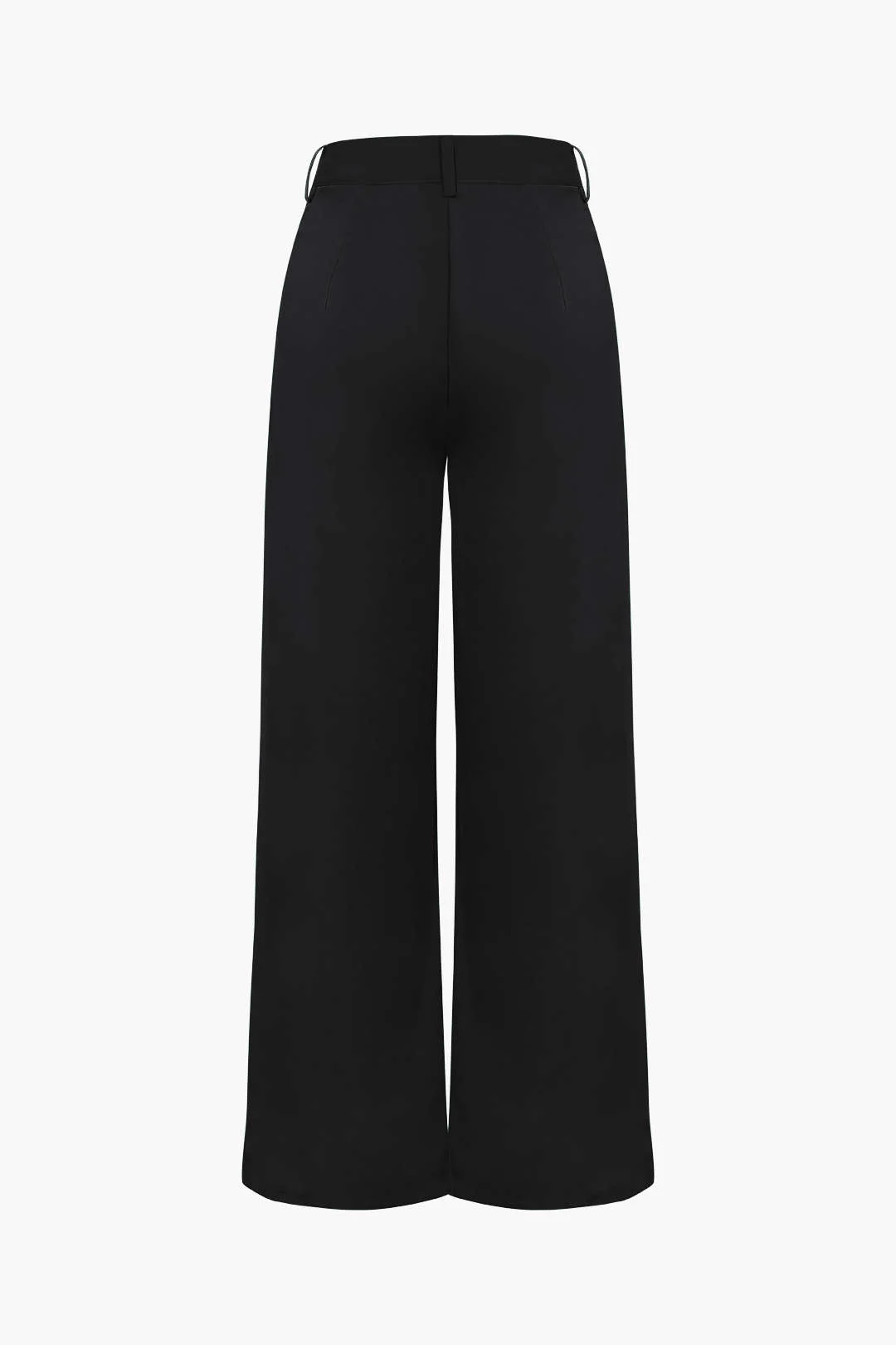 Simple Wide-Leg Suit Trousers