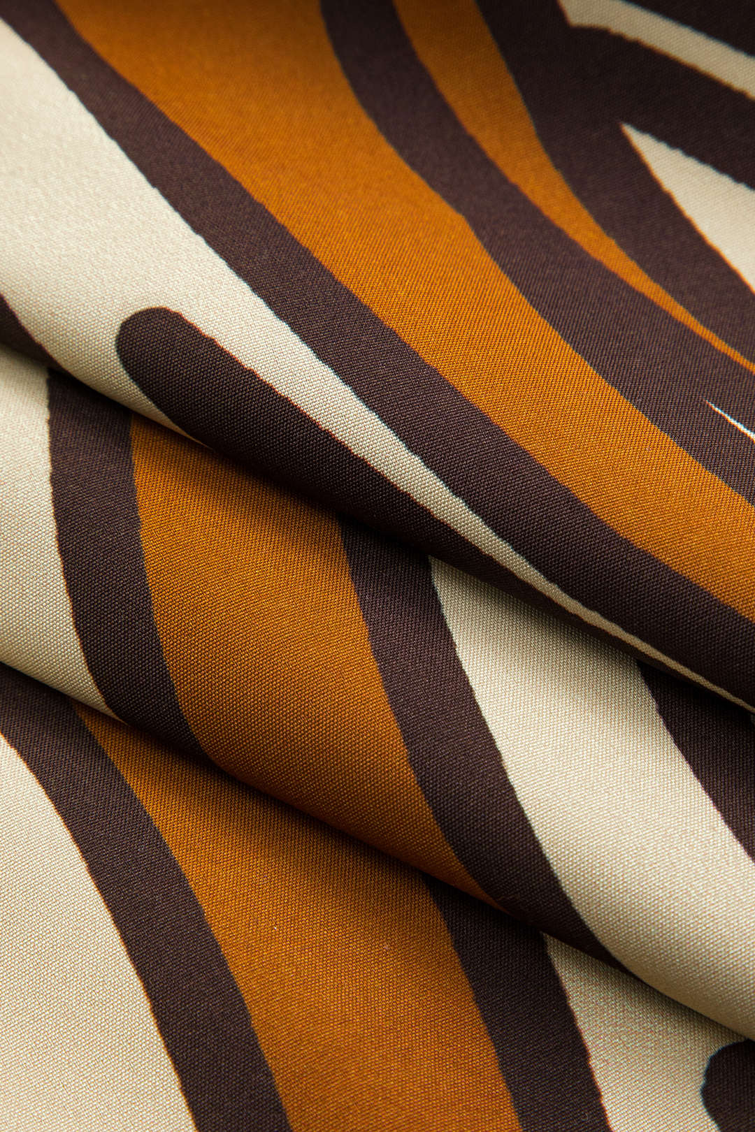 Abstract Geometric Print Ruched Tie-Front Twist Knot Zipper Skirt