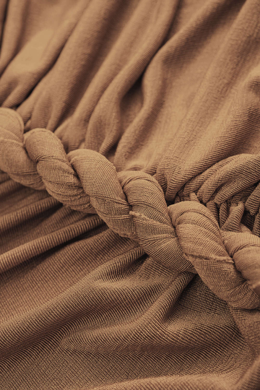 Twisted Knot Ruched Skirt