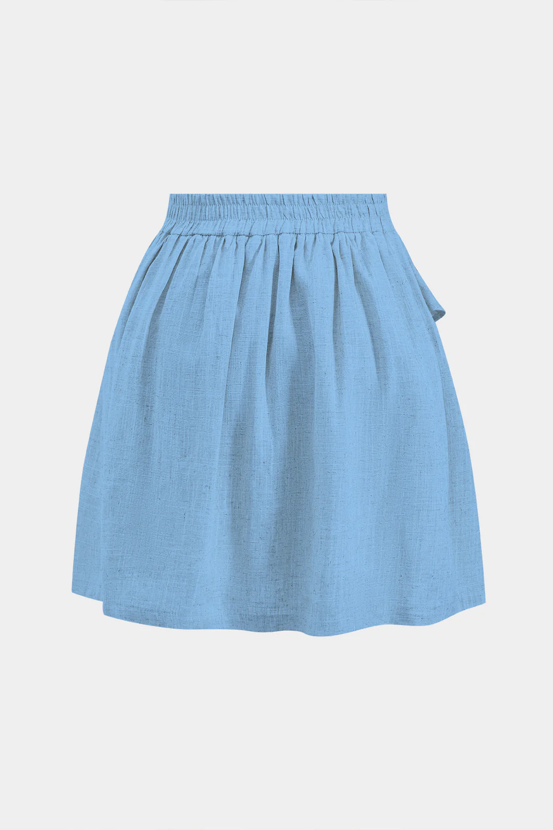 Linen Ruffled Skirt