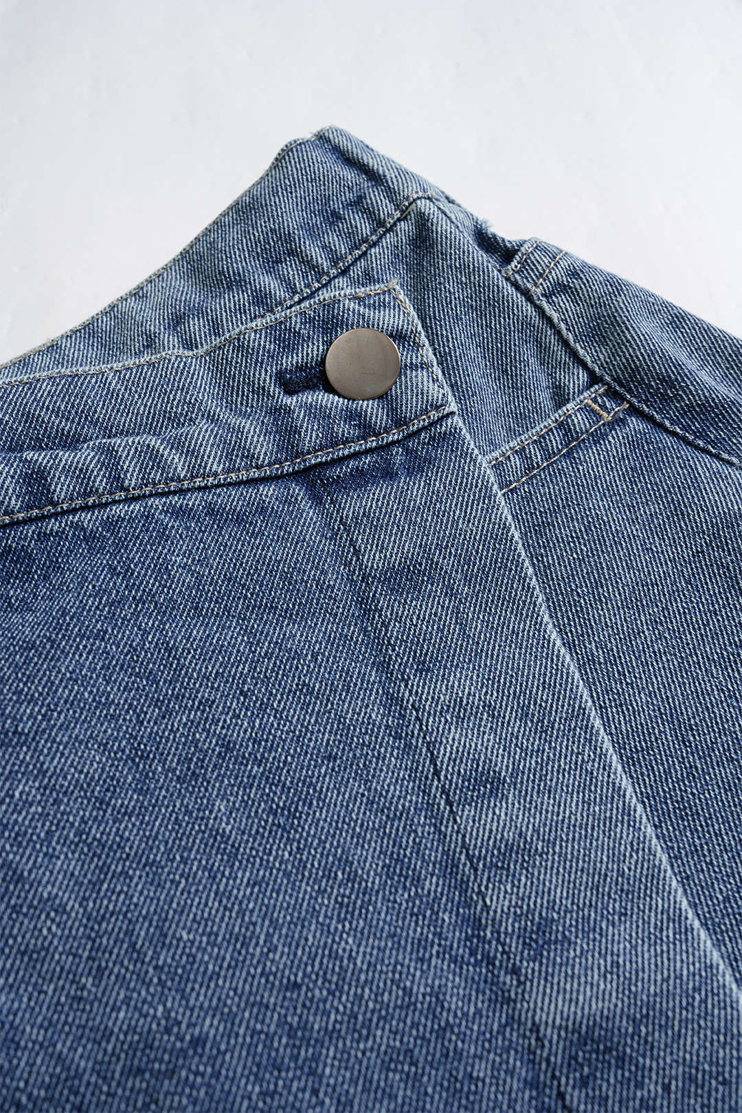 Denim Asymmetrical Skort