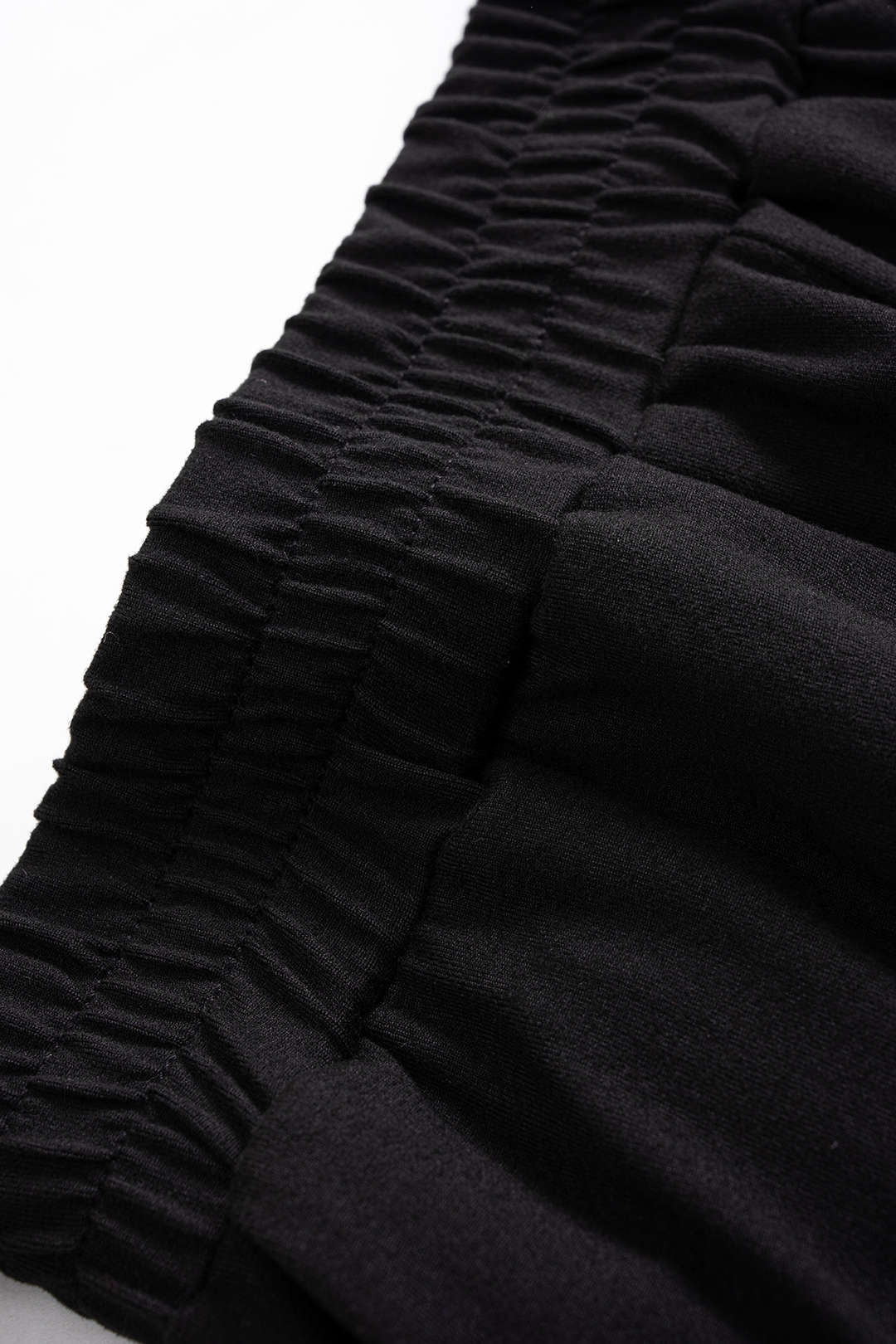 Asymmetrical Ruched Tank Top and Wide-Leg Trousers Set