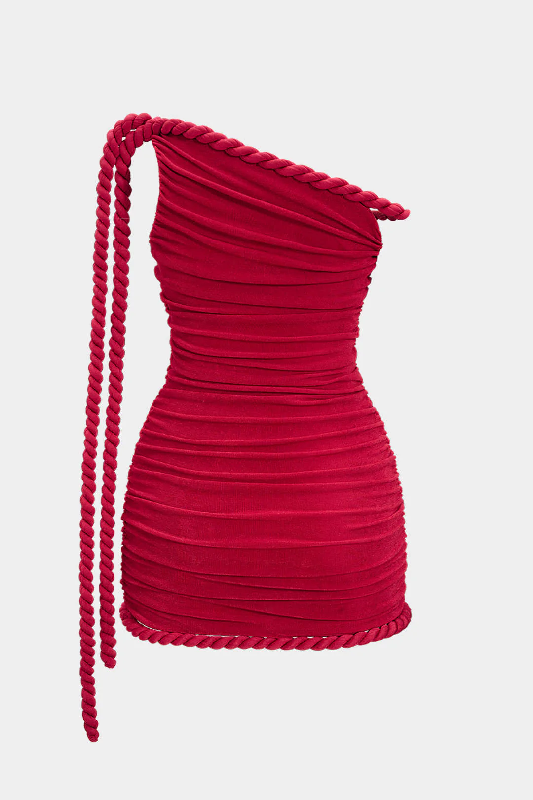 Plus Size Patchwork Twist Knot Sleeveless Mini Dress