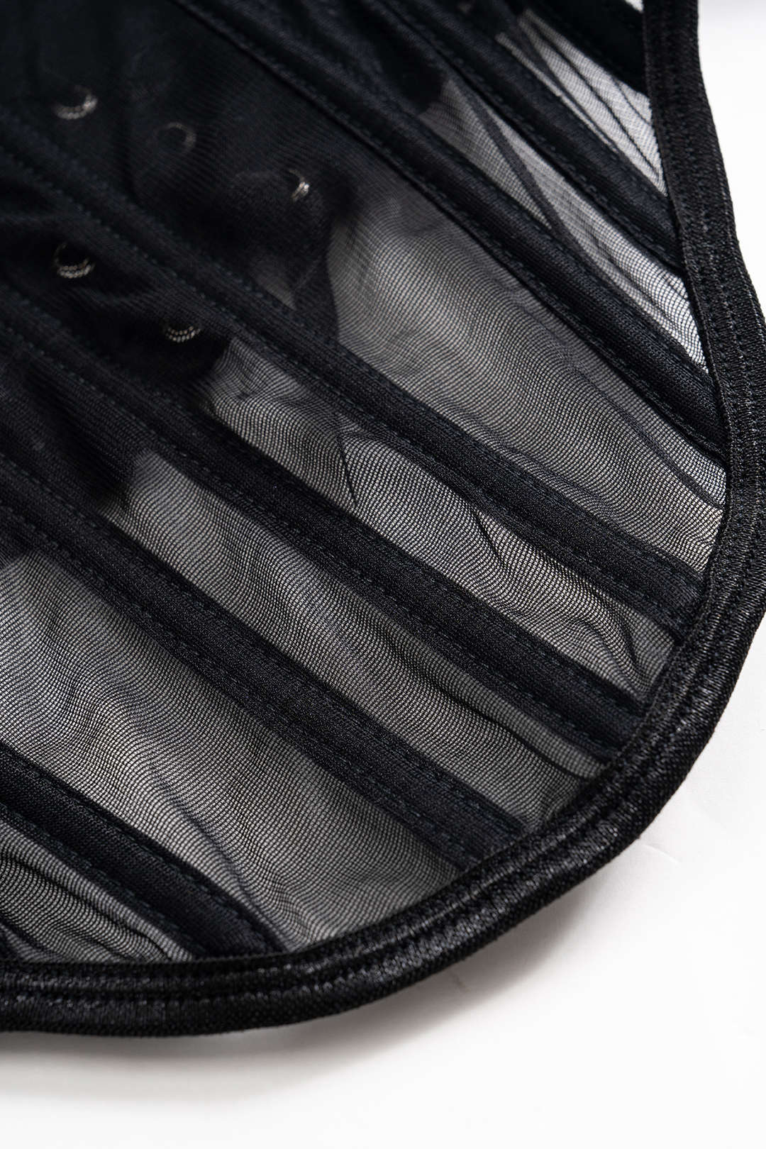 Mesh Underwire Corset Tube Top