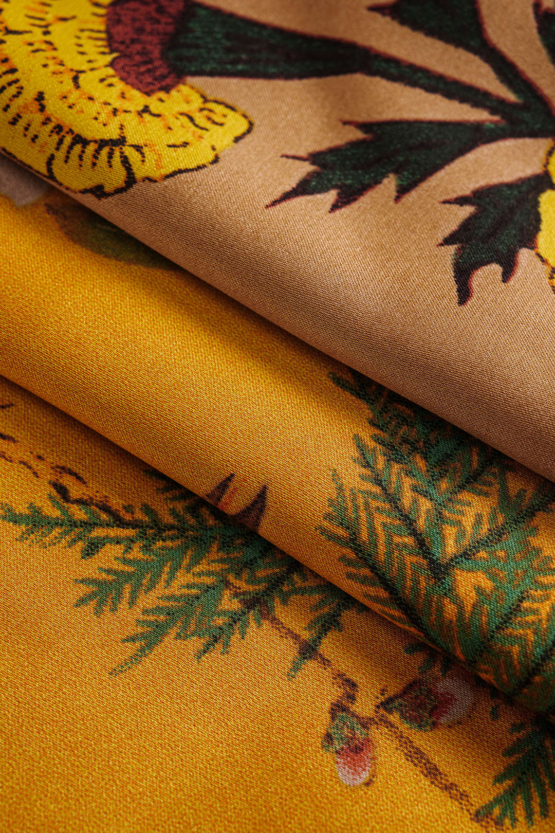 Plus Size Bohemian Print Zipper Slip Cami Top