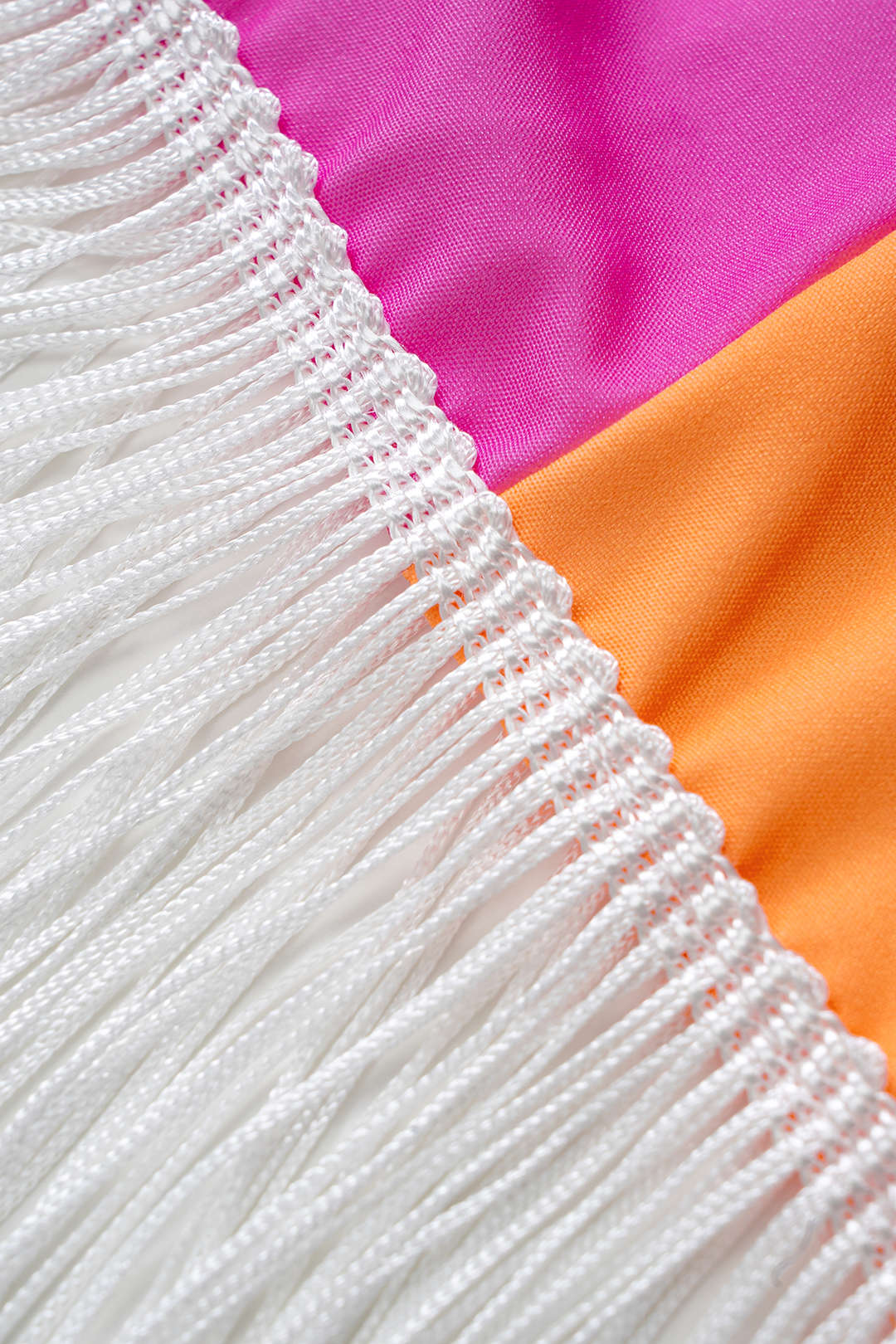 Abstract Print Ruched Asymmetric One-Shoulder Long Sleeve Top and Fringe Skirt Set