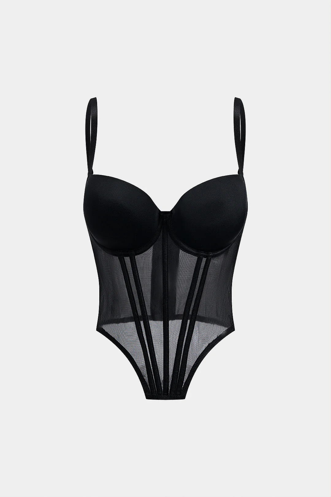 Mesh Corset Style Slip Cami Top