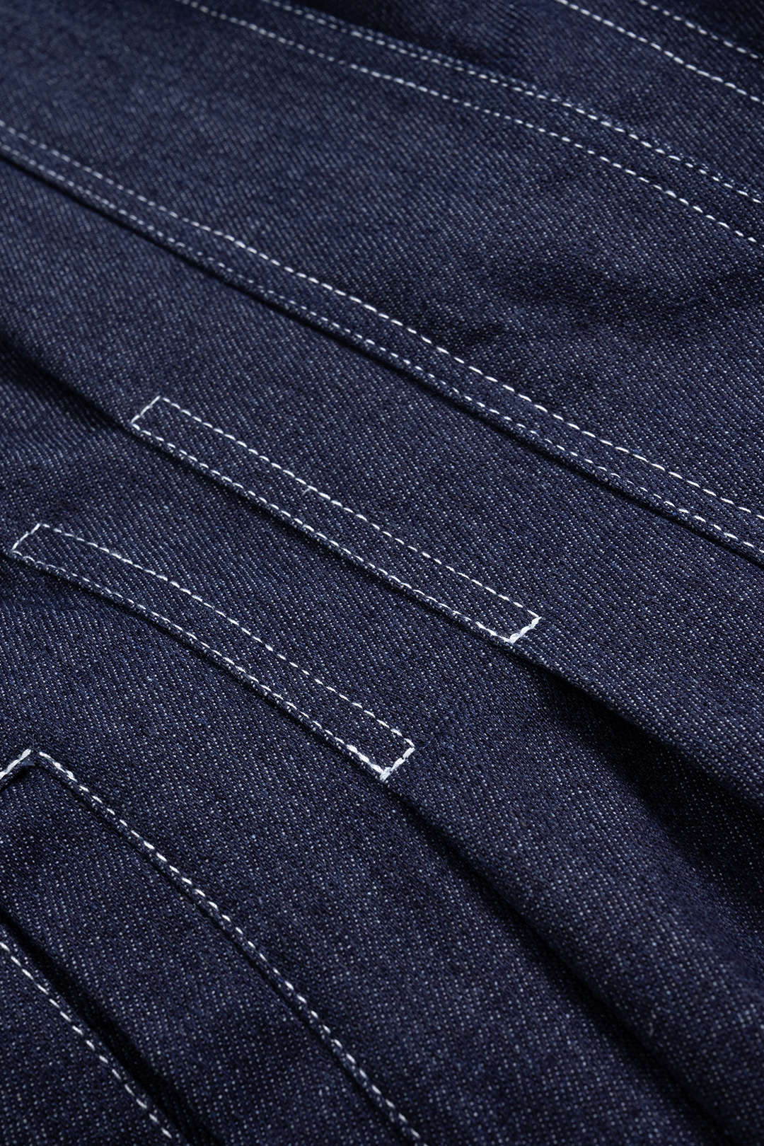 Pleated Denim Outerwear