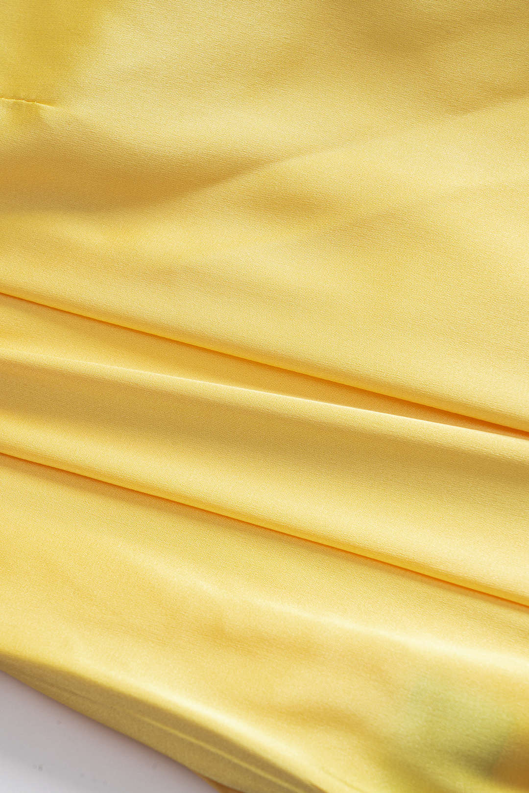 Ombre Print Satin Ruched Tie-Front Zippered Skirt