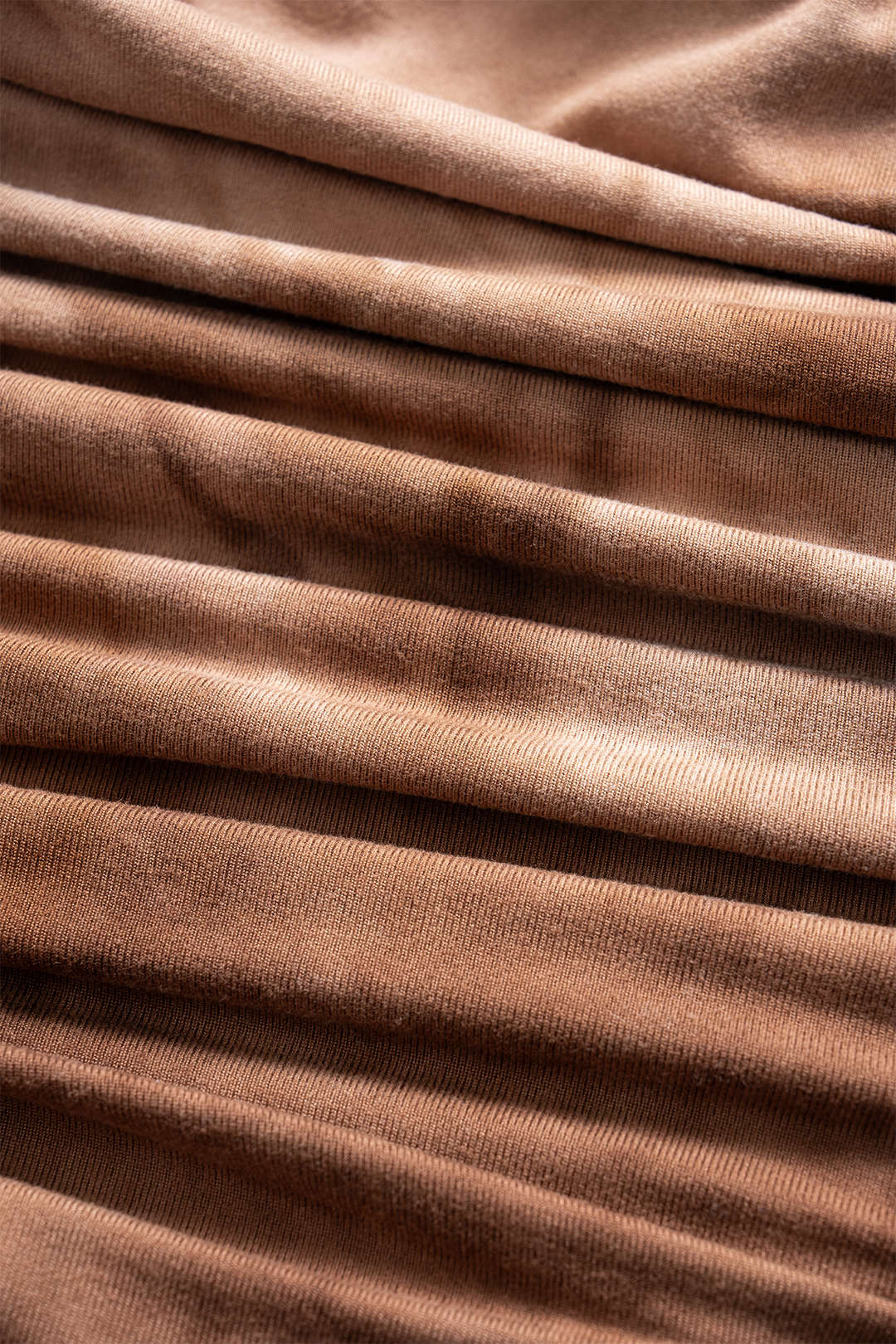 Cut-Out Detail Ruched Backless Sleeveless Mid-Length Dress