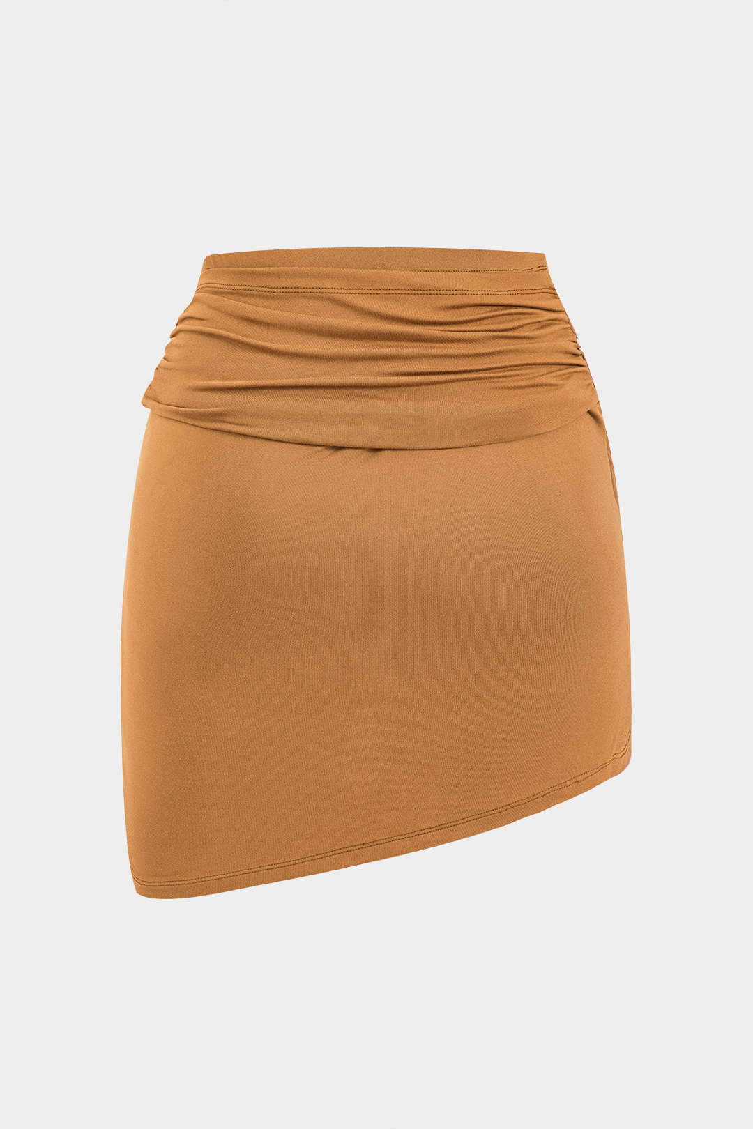 Metallic Ruched Decorative Skirt