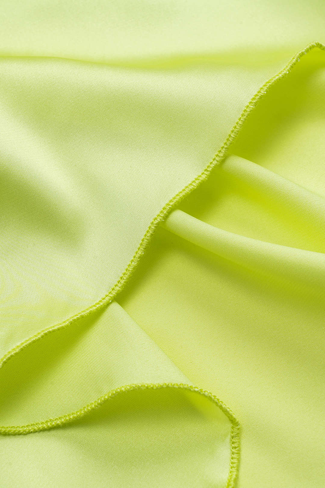 Satin Ruched Slip Mini Dress and Paisley Print Wide Leg Trousers Ensemble