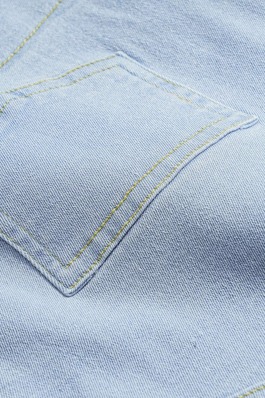 Denim Asymmetry Pocket Shorts