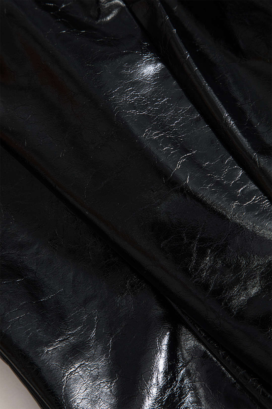 Solid Faux Leather Buttoned Vest