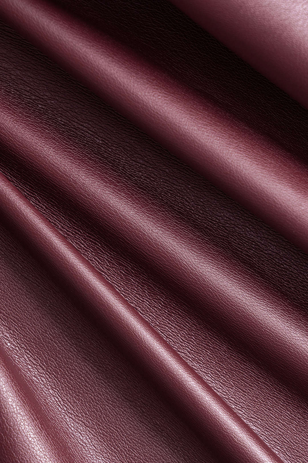 Faux Leather Asymmetrical Neck Mini Dress