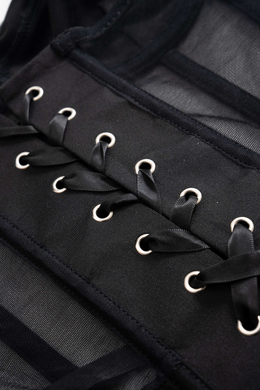 Mesh Underwire Corset Tube Top