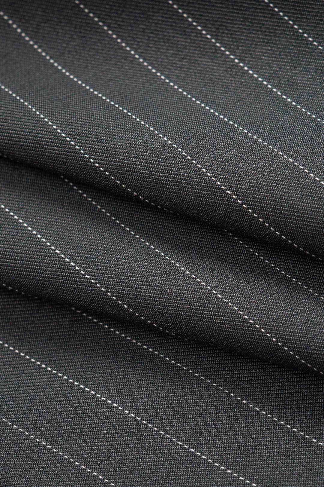 Stripes Print Button Long-Sleeve And Ruched Mini Skirt Set